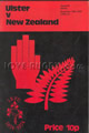 Ulster v New Zealand 1974 rugby  Programmes